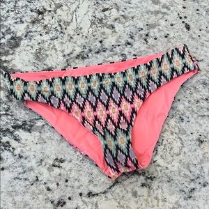 Victorias Secret Patterned Pink Women's Swim Bottom